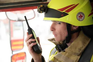 RG760 used by a firefighter