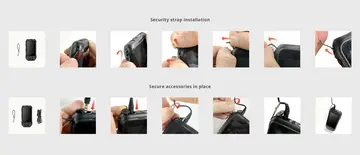 RG360 security strap installation