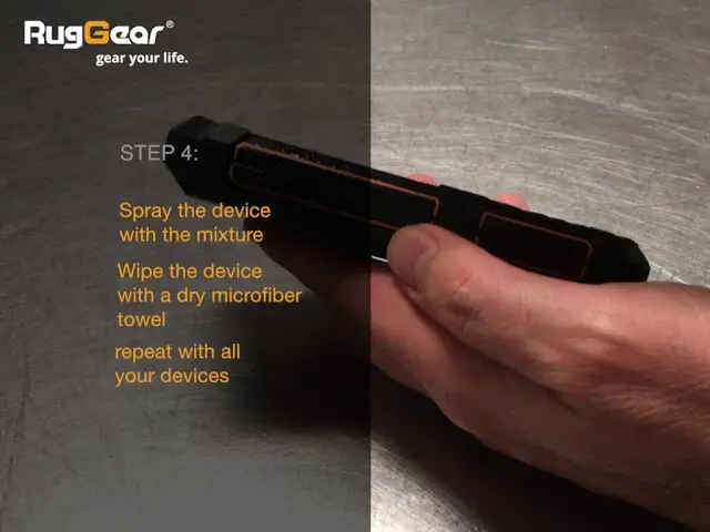 how to disinfect your RugGear phones